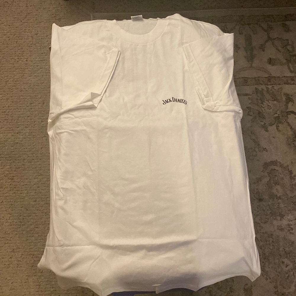 Vintage Jack Daniels Old No 7 Whiskey Promo Shirt Size XL Rare with back old No7